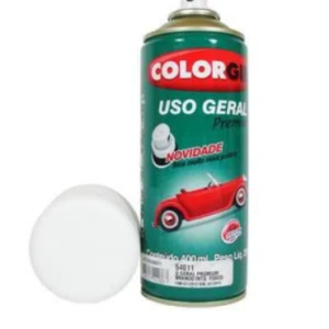 TINTA SPRAY PARA USO GERAL COLORGIN BRANCO-FOSCO