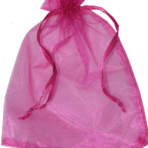 Saquinho em Organza 13 x 18 cm - 10 unid. - Cores Diversas