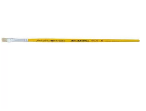 Pincel chato n.8 amarelo 815 BT 3 UN