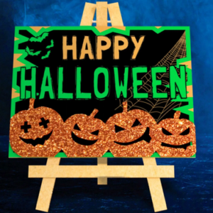 Cavalete Happy Halloween