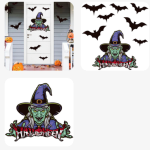 Decoração de Parede Halloween - Bruxa