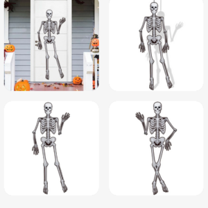 Decoração de Parede Halloween - Esqueleto Articulável